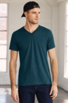 Unisex Jersey Short Sleeve V Neck Tee