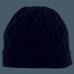 OTTO CAP 12" Cable Knit Beanie w/ Rib Knit Cuff