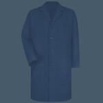 Button Front Lab Coat Extended Sizes