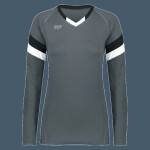 Girls TruHit Tri-Color Long Sleeve Jersey