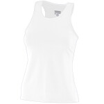 Girls Poly/Spandex Solid Racerback Tank