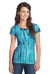 District® - Juniors Tie-Dye Girly Crew Tee DT2300